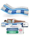 Produktbild: AM Qualitätsmatratzen Premium Taschenfederkernmatratze 90x220cm H4 24cm - Made in Germany & Oeko TEX Siegel - 7 Zonen Federkernmatratze 90x220 mit Lyocell Bezug - Ergonomische Matratze 90x220 H4