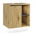 Produktbild: Vicco Waschbeckenunterschrank, Hellgrau, Grau, Holzwerkstoff, 2 Fächer, Rechteckig, 60x60x46 cm, Badezimmer, Badezimmerschränke, Waschbeckenunterschränke
