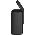 Produktbild: Wand-kosmetikeimer Sare Schwarz 5 L, Easy Close Absenkautomatik, Schwarz, Metall Schwarz - Schwarz - Wenko