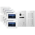 Produktbild: Video Türsprechanlage für 10 Familienhaus, 10x Monitore, Balter EVO