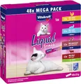 Produktbild: Vitakraft Liquid Snack für Katzen, Katzen Leckerlis im Mega Pack, cremige Textur, mit Rind, mit Huhn, mit Lachs, 1 Vorratspackung (48x 15g)