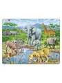 Produktbild: Selecta Play Larsen Jigsaw Puzzle Animals - African Savannah 65 pcs. Boden