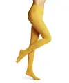 Produktbild: FALKE Damen Strumpfhose Pure Matt 50 DEN W Ti halb-blickdicht einfarbig 1 Stück, Gelb Amber 1851, XL