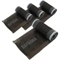 Produktbild: Firstband Alu 5m, Firstrolle, Gratband, Rollfirst, Dachabdichtung, Dachbelüftungsband - Braun, 4 Rollen - 390mm - Daprona
