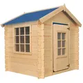 Produktbild: KINDERSPIELHAUS aus Holz - 111x113xH121 cm/0.9 m2 - M570M-1