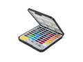 Produktbild: Crelando Aquarellfarbe Crelando Aquarell Farbkasten 51-tlg, 48 Farben + Zubehör, 48 Aquarellfarben, Wassertankpinsel, Schwamm, Palette