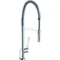 Produktbild: hansgrohe AXOR Citterio DN15 Einhebel-Küchenmischer 230 Semi-Pro, 39840250, Farbe: Brushed Gold Optic