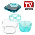 Produktbild: GENIUS Nicer Dicer Chef Professional Salatschleuder 5,2 Liter petrol