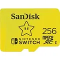 Produktbild: Nintendo Switch 256 GB microSDXC, Speicherkarte gelb, UHS-I U3, V30