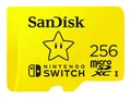 Produktbild: SanDisk microSDXC Extreme 256GB (A1/ V30/ U3/ C10/ R100/ W90) für Nintendo Switch