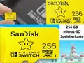Produktbild: NEU 256 GB SANDISK micro SD Speicherkarte für Nintendo Switch & Lite Konsole NEW