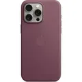 Produktbild: Apple FineWoven Case with MagSafe Mulberry, für iPhone 15 Pro Max, MT4X3ZM/A - bordeaux