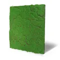 Produktbild: JANGAL Modular Wall Design Moos Paneel (52 x 52 cm), Modulares Wandpaneel, mit recyceltem PET-Filz, zum Kleben oder Schrauben, Wandverkleidung, Wand Deko, Mooswand (Forest Green Design Moos)