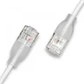 Produktbild: Wantec Patchkabel UTP CAT6a eGlow d=2,8mm 3,00m weiss (UTP, CAT6a, 3 m) (7407)