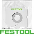 Produktbild: Festool CT36 kompatible Staubsaugerfilterbeutel 496186 - reißfest 5er Pack