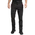 Produktbild: Höhenhorn Funktionshose Trekmaster Herren Softshellhose für Herren Gefüttert Snowboardhose weiches Microfleece-Innenfutter schwarz M