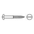 Produktbild: DIN 96 Halbrund-Holzschraube 6x25 Messing blank Schlitz, 200 Stück