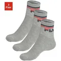 Produktbild: Fila Kurzsocken (3-Paar) grau 35-38