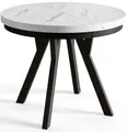Produktbild: Esstisch Rund Evo, Moderner Esstich Ausziehbar, Tisch mit Stabile Konstruktion, Durchmesser 90 - 190 cm, Farbe Sonoma