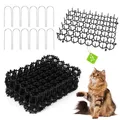 Produktbild: 15 Stück Dornengitter Gegen Katzen 15x20cm Katzenabwehr Matte mit Spikes Katz...