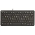 Produktbild: MediaRange Tastatur USB 2.0 Kompakt Flach 78 Tasten Schwarz - Schwarz