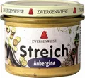 Produktbild: (19,44 EUR/kg) Zwergenwiese Aubergine Streich 180g, BIO Brotaufstrich pikant