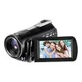 Produktbild: Lipa AD-C1 4K Ultra HD Videokamera Sony CMOS-Sensor WiFi - Videokamera 4K - Camcorder - 4K-Auflösung - 24 Megapixel - Nachtsicht, LED-Lampe und 30-facher Zoom - Anschluss Externe Mikrofone und Stativ