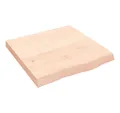 Produktbild: vidaXL Regal Wandregal 60x60x(2-6) cm Massivholz Eiche Unbehandelt, 1-tlg.
