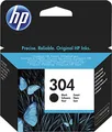 Produktbild: HP 1x ORIGINAL 304 TINTE PATRONEN DESKJET 2620 2630 2633 3700 3720 3730 3732 bk