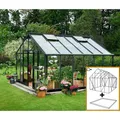 Produktbild: Juliana Gewächshäuser Gärtner 16,2 m² Anthrazit Sicherheitsglas inkl. Fundament