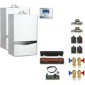 Produktbild: Vaillant Paket 1.151/2 2x ecoTEC plus VC 406/5-5, VRC 700/6, Zubehör, L/LL