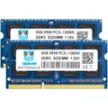 Produktbild: 16GB DDR3L RAM Kit 1600MHz SODIMM Laptop Arbeitsspeicher Blau