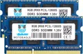Produktbild: DDR3L Notebook RAM 16GB Kit 2x8GB, 1600 MHz 204 Pin SODIMM Laptop Speicher Modul