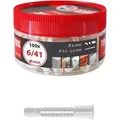 Produktbild: TOX - Allzweckdübel Deco 6x41 mm in Runddose 6/41, 016260041, 100 Stück