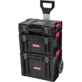 Produktbild: Qbrick System Werkzeugtrolley System Pro - Set aus Trolley, Box und Koffer - Schwarz