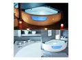 Produktbild: TroniTechnik® Whirlpool Badewanne Eckwhirlpool PAROS 135cm x 135cm, vormontiert, Acrylwanne 2 Pers., 12 Düsen, Sanitäracryl