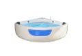 Produktbild: TroniTechnik Whirlpool-Badewanne PAROS 135 cm x 135 cm,Whirlpoolpumpe,Unterwasser LEDs, inkl. Zubehör, (inkl. Zubehör, vormontierte Badewanne mit Unterwasser LED), Premium Whirlpoolpumpe, Unterwasser LED, Massagedüsen