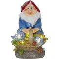Produktbild: Best Season - Star Trading Solardekoration Gnomy, Gartenzwerg, Bunt, led, Dämmerungssensor, Warmweiß, Außenbereich, 22 cm