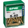 Produktbild: Spax Schraubenkasten Holzschraube Flacher Kopf (5 x 40 mm) (5,0 x 40 mm) (25 Schrauben pro Stück, 5 x 40 mm) (45258527)