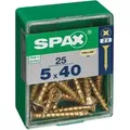 Produktbild: Spax - Box 25 Stk. Holzschraube Flachkopf Yellox 5,0x40mm