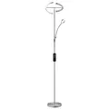 Produktbild: Deckenfluter Auralis LED 20W, Leselicht, dimmbar  Stehlampe Nickel matt B-Ware