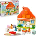 Produktbild: LEGO® Blueys Familienhaus mit Memory-Spiel (10459), LEGO DUPLO Bluey Konstruktionsspielsteine, (83 St), Made in Europe