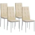 Produktbild: Albatros Esszimmerstühle RIMINI 4er SET Beige
