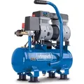 Produktbild: Scheppach Ultra Silent Kompressor HC08Si | 1,5PS / 1100W | 8 bar | 6 Liter | 162 l/min Ansaugleistung | 67,4 db(A)* Leise | + Druckminderer & Kupplung