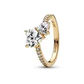 Produktbild: Pandora Doppel-Herz Funkelnder Ring 161198C01 Damenring