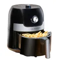 Produktbild: alpina Airfryer 3,5L - Heißluftfritteuse 1400W - Temperatur Einstellbar von 80 bis 200 °C - für 3 bis 5 Personen - Backofenmit Timer bis 60 Min - Spülmaschinefreundlich - Metal - Schwarz