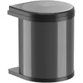 Produktbild: Hailo Abfallsammler Big Box 15, Grau, Schwarz, Kunststoff, 15 L, 29.0x30.4x36.5 cm, Küchen, Küchenausstattung, Mülleimer