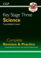 Produktbild: KS3 Science Complete Revision & Practice - Foundation (w by CGP Books 1789080673