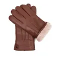 Produktbild: Hand Gewand by Weikert Lederhandschuhe MR PROKOP Lammnappa Handschuhe, Lammfell Fütterung + Touchscreenfähig braun 8