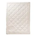 Produktbild: Öko Planet Bettdecke Medium mit Schafwoll-Füllung 155x220 cm, Ganzjahresdecke mit Bio Baumwollbezug, Verschiedene Größen
